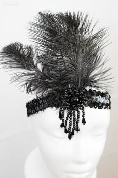 20er-Jahre Pailletten-Stirnband „Gatsby Glamour“
